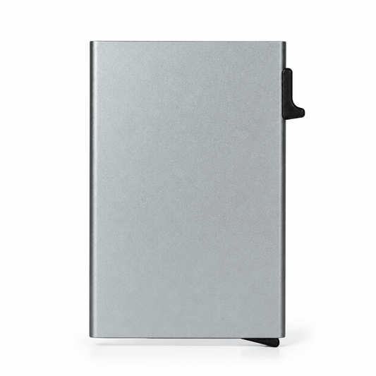 Minimalist Aluminum RFID Blocking Card Holder Wallet | Slim Metal Pop-Up Wallet for Men & Women