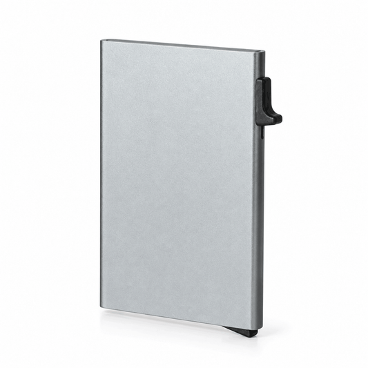 Minimalist Aluminum RFID Blocking Card Holder Wallet | Slim Metal Pop-Up Wallet for Men & Women